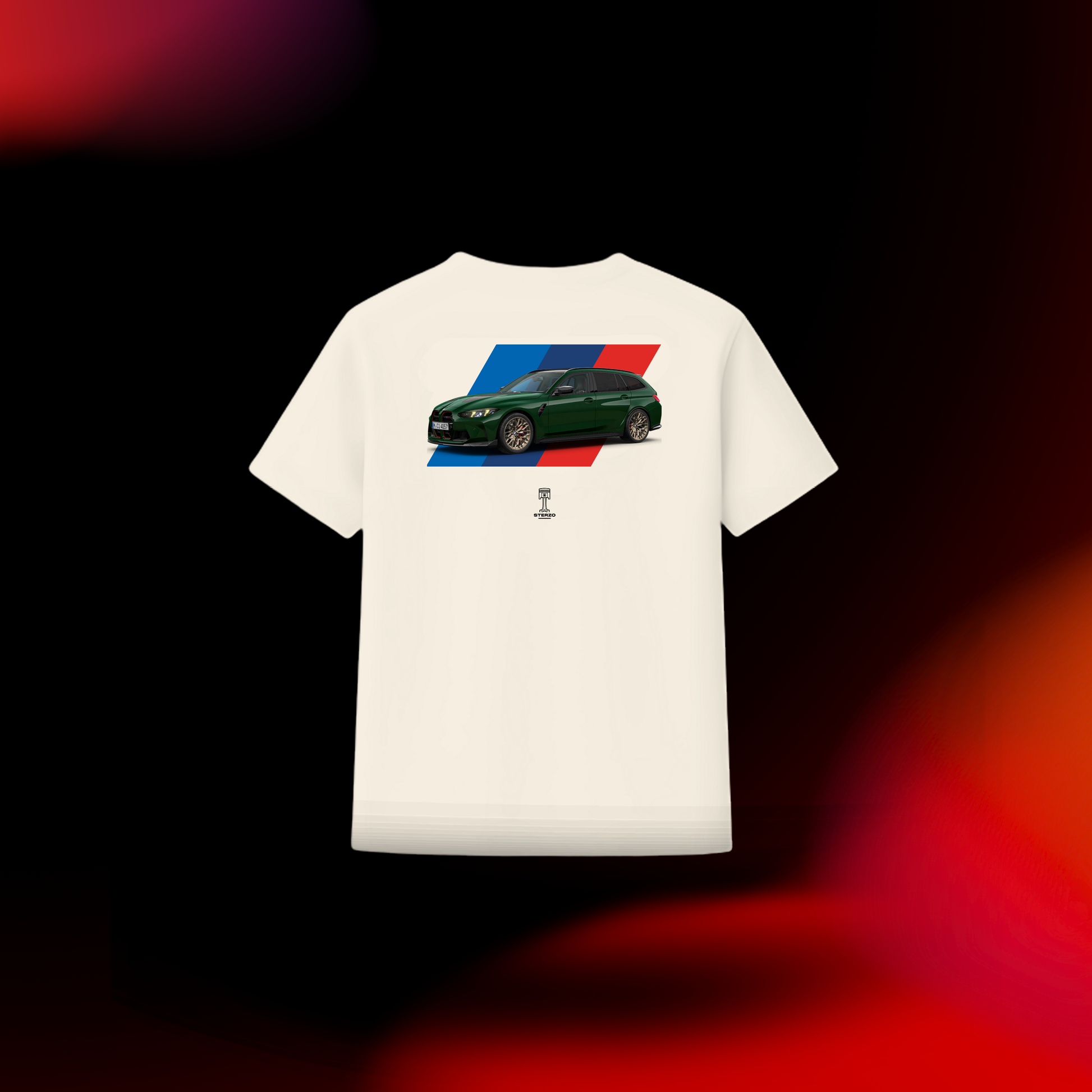 BMW M3 (G80) Touring | Isle of Man Green Metallic | M Spec | Camiseta Premium