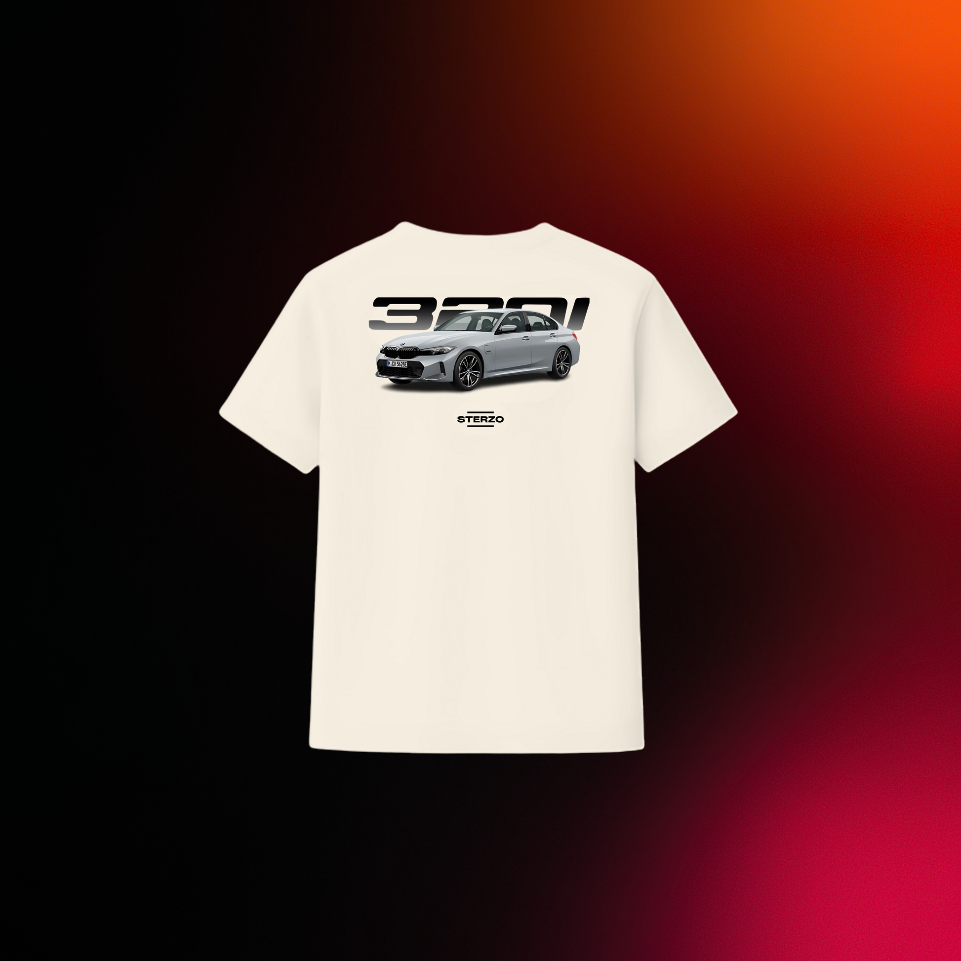 BMW 320i (G20) - Frontal | Skyscraper Gray | Camiseta Premium