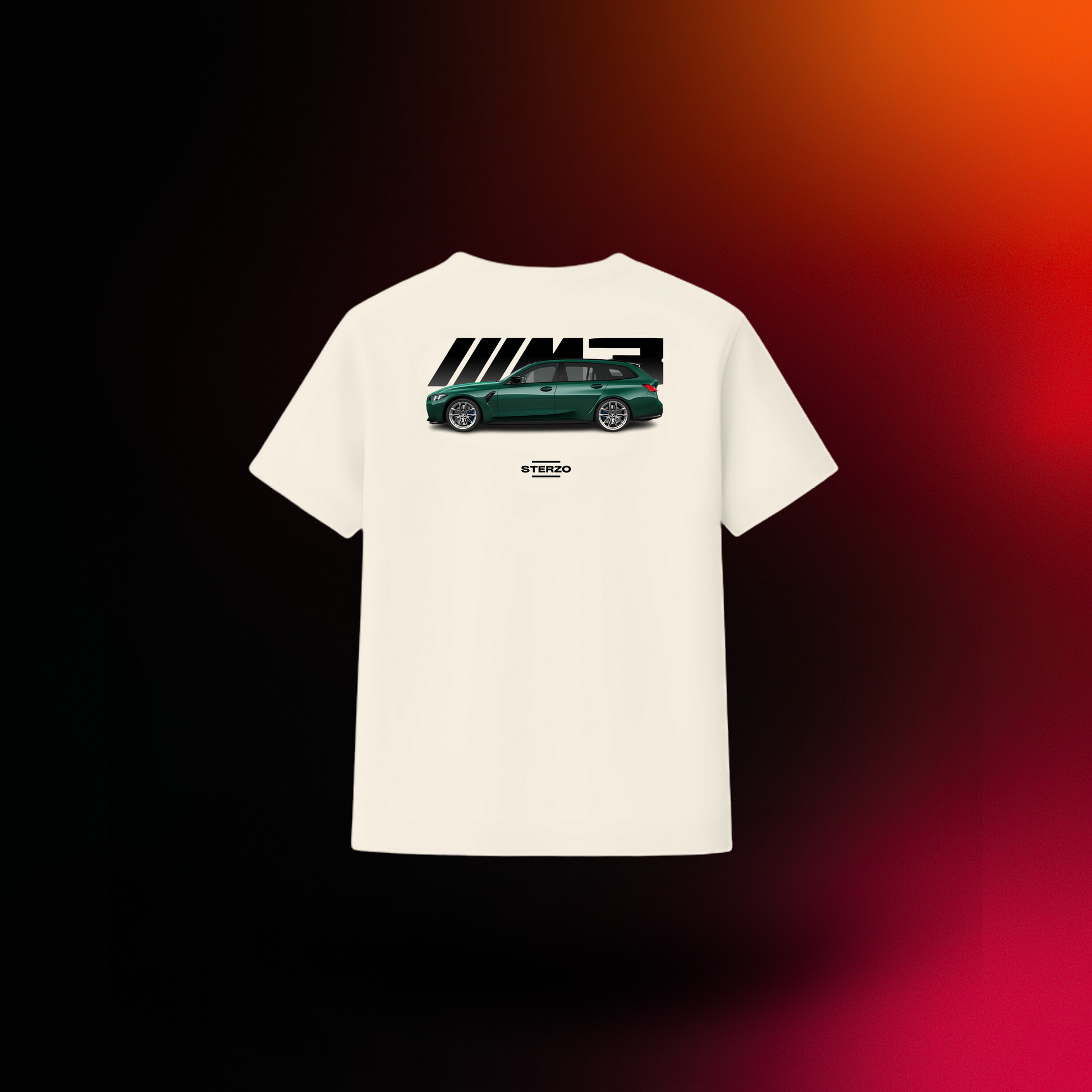 BMW M3 (G80) Touring | Isle of Man Green Metallic | Camiseta Premium