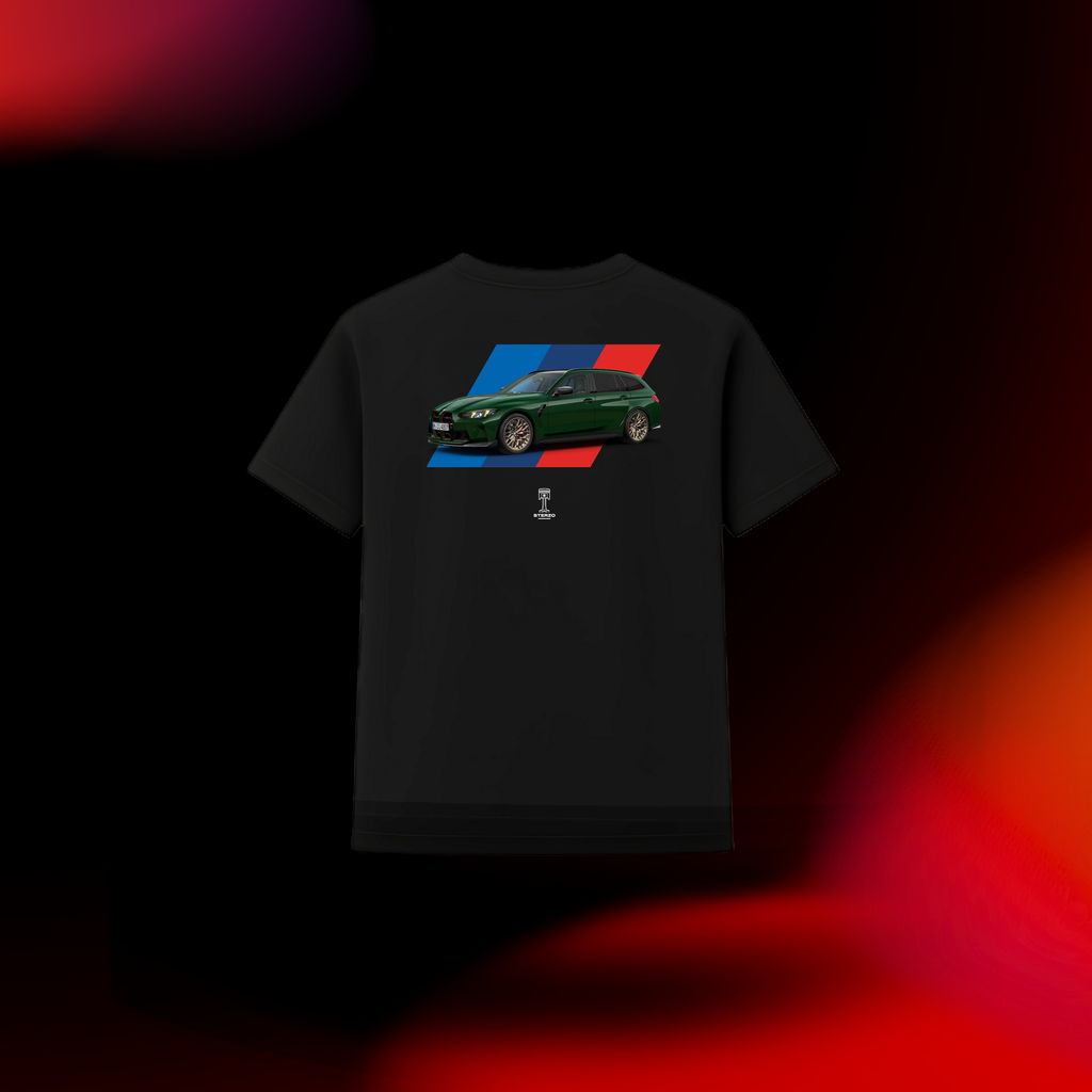 BMW M3 (G80) Touring | Isle of Man Green Metallic | M Spec | Camiseta Premium