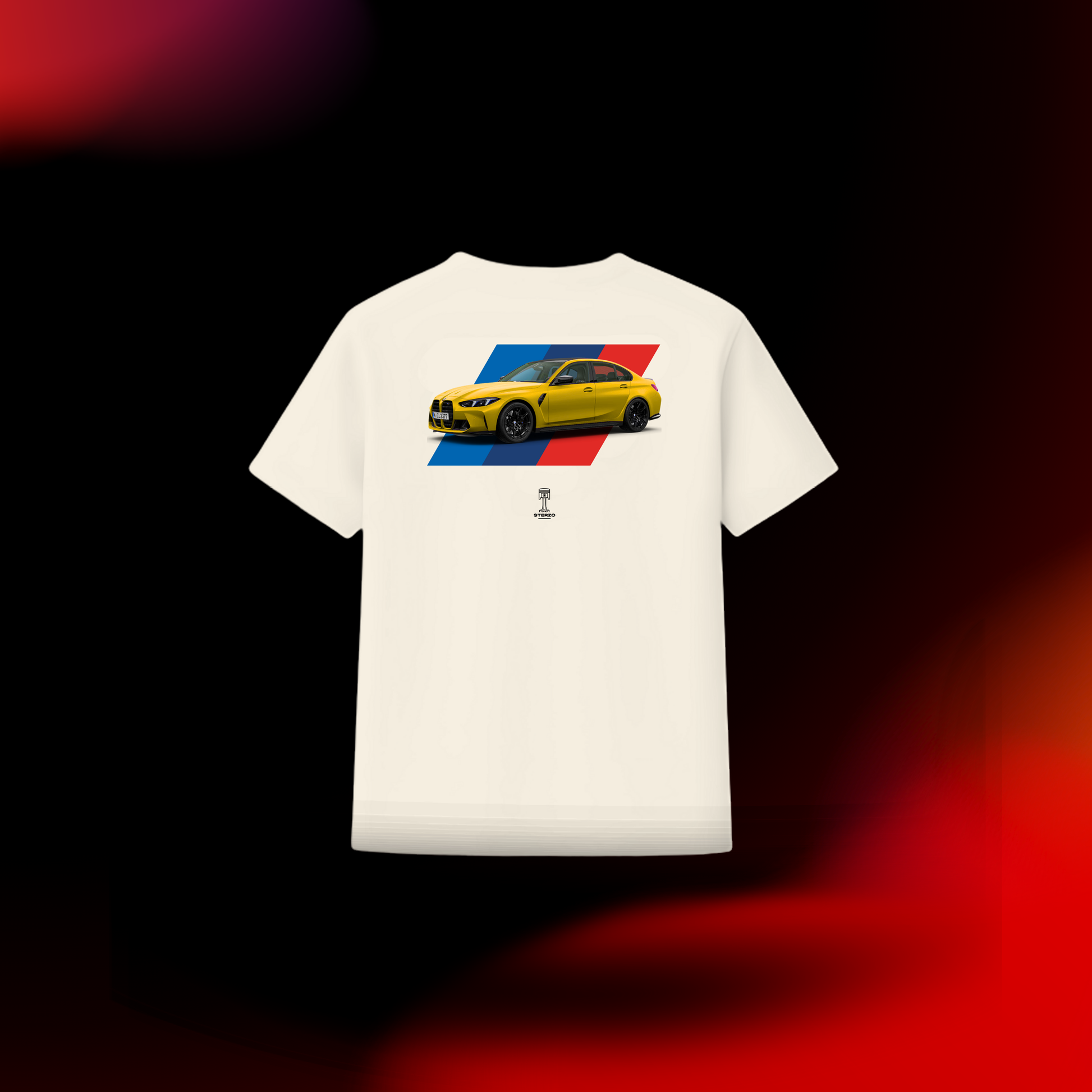 BMW M3 Competition (G80) | Speed Yellow | M Spec | Camiseta Premium