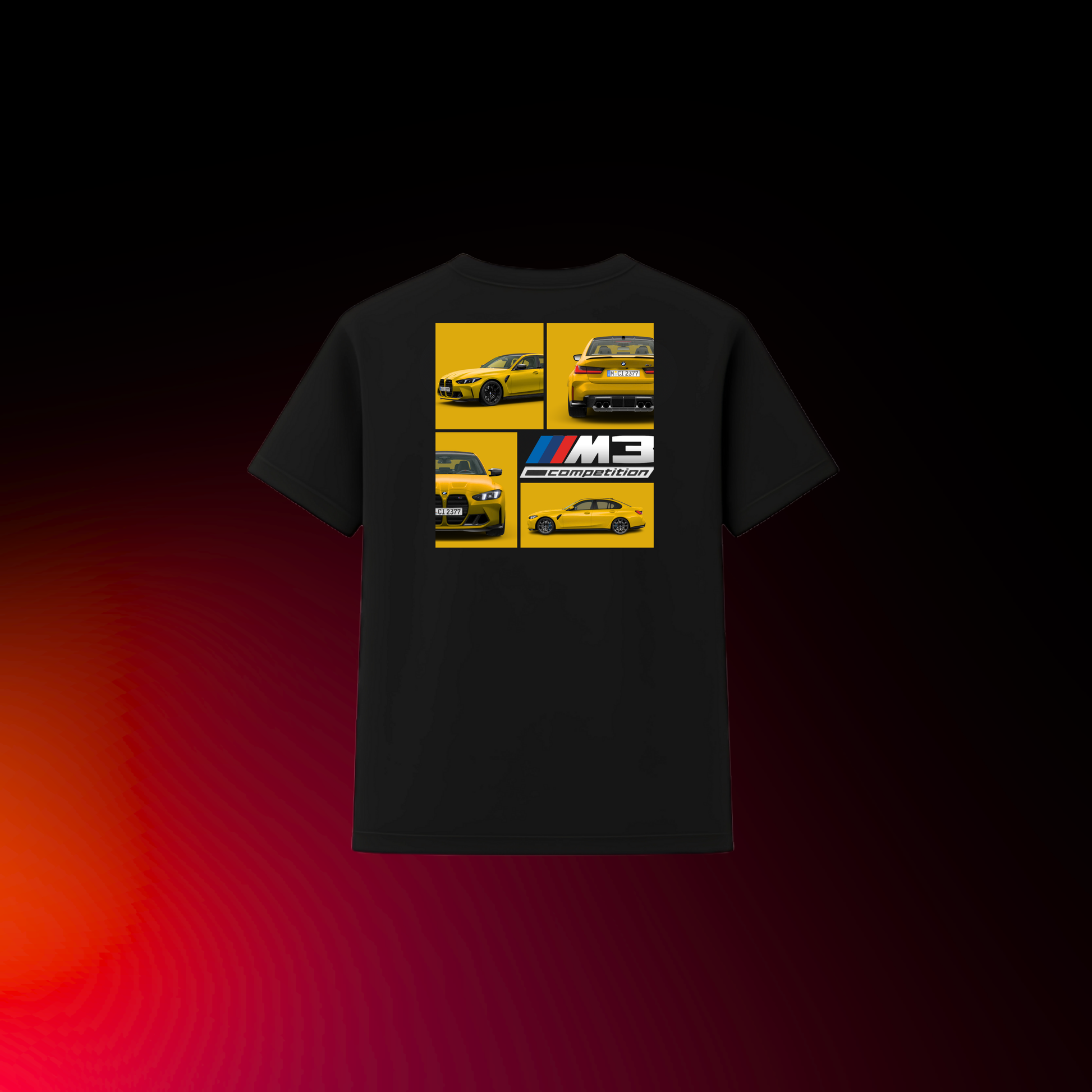 BMW M3 Competition (G80) | Speed Yellow | Art | Camiseta Premium