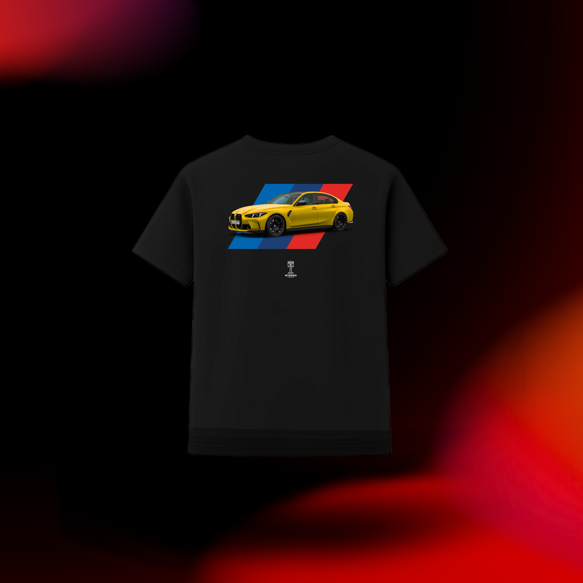 BMW M3 Competition (G80) | Speed Yellow | M Spec | Camiseta Premium