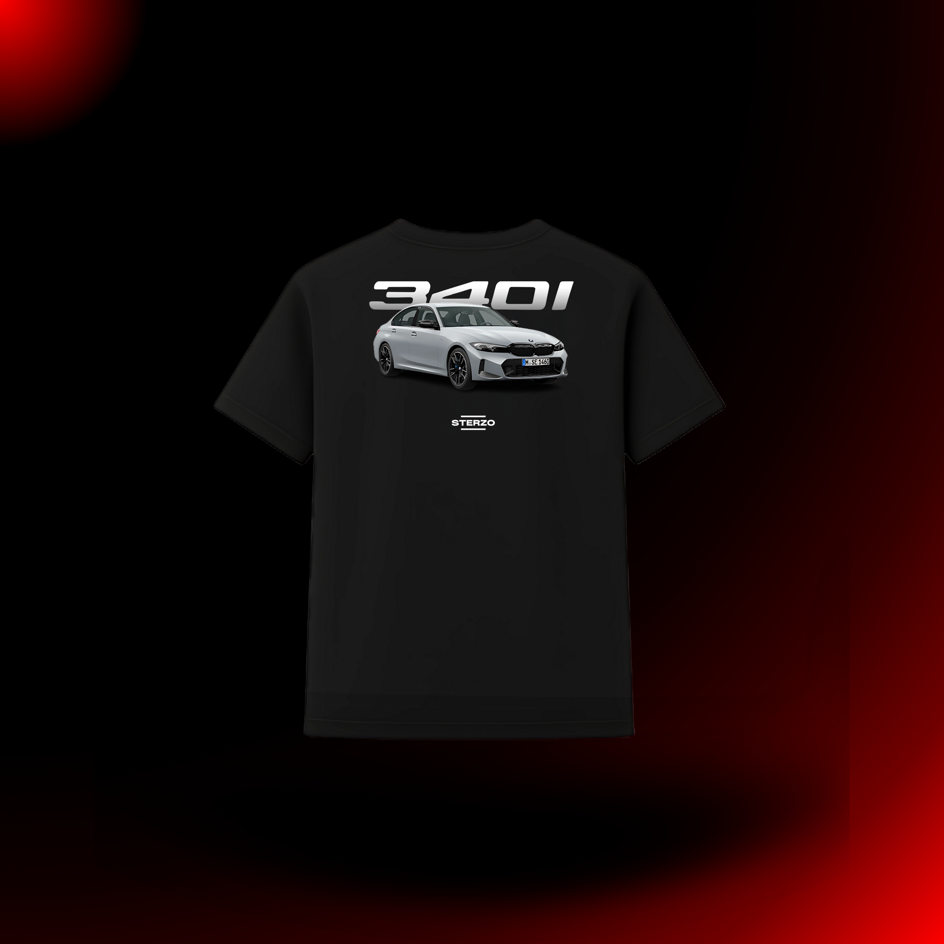 BMW 340i (G20) - Frontal | Skyscraper Gray | Camiseta Premium