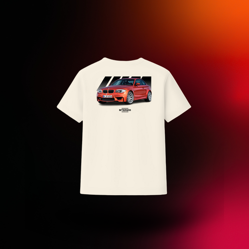 BMW 1M - Frontal | Laranja Valência | Camiseta Premium