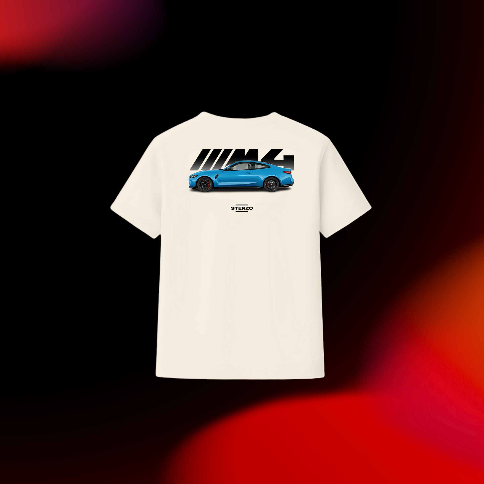 BMW M4 CS (G82) | Riviera Blue | Camiseta Premium
