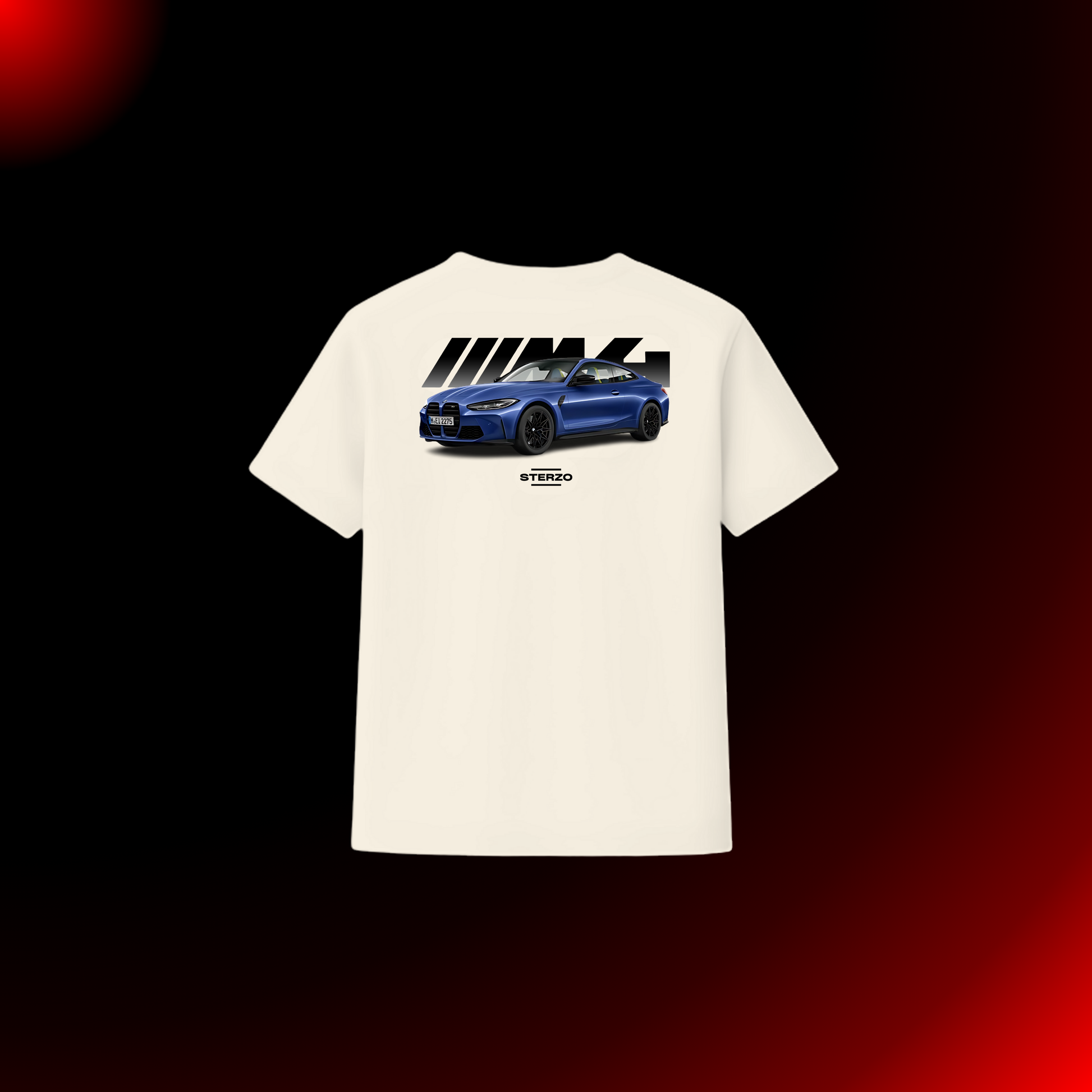BMW M4 (G82) - Frontal | Portimão Blue | Camiseta Premium