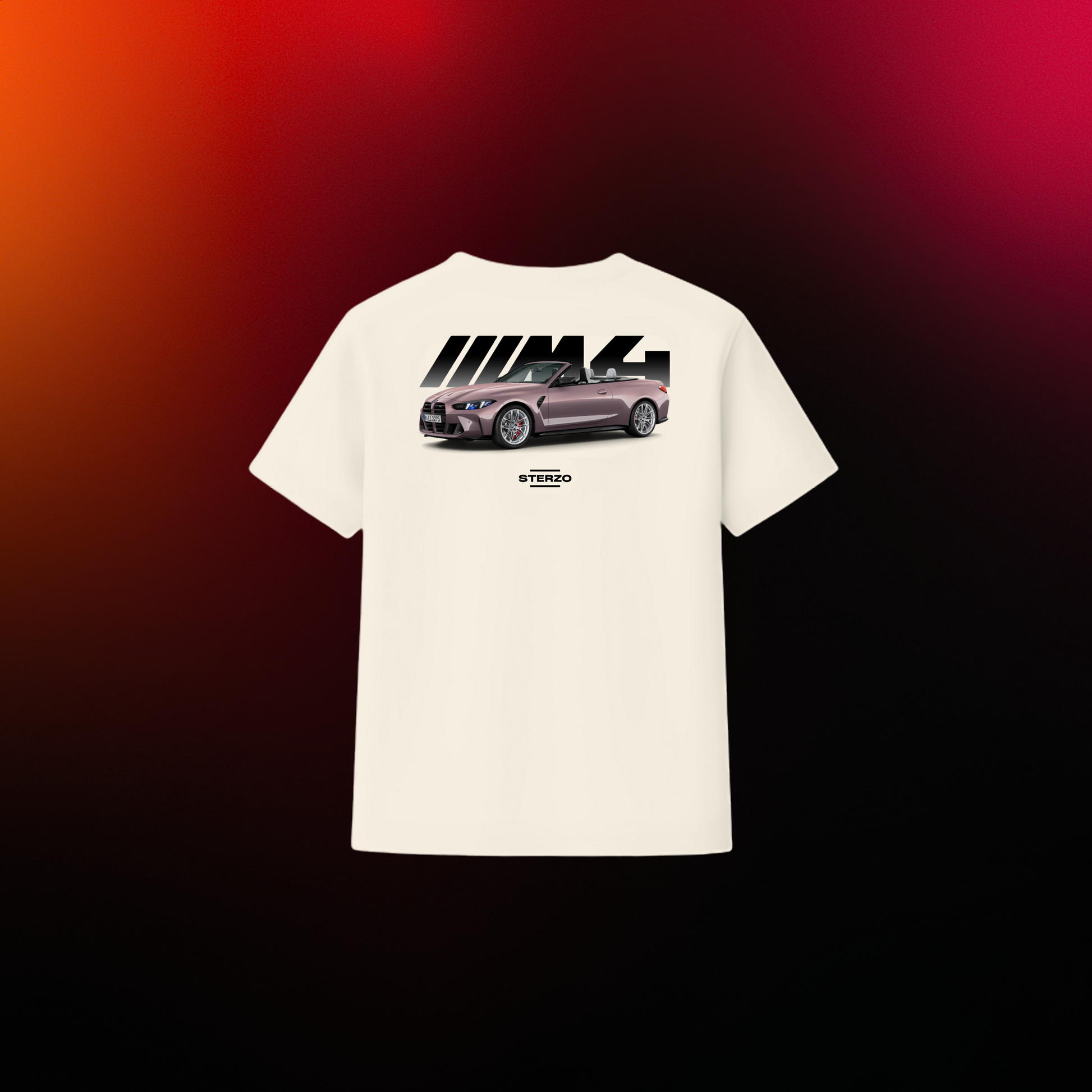 BMW M4 (G83) - Frontal | Velvet Orchid | Camiseta Premium