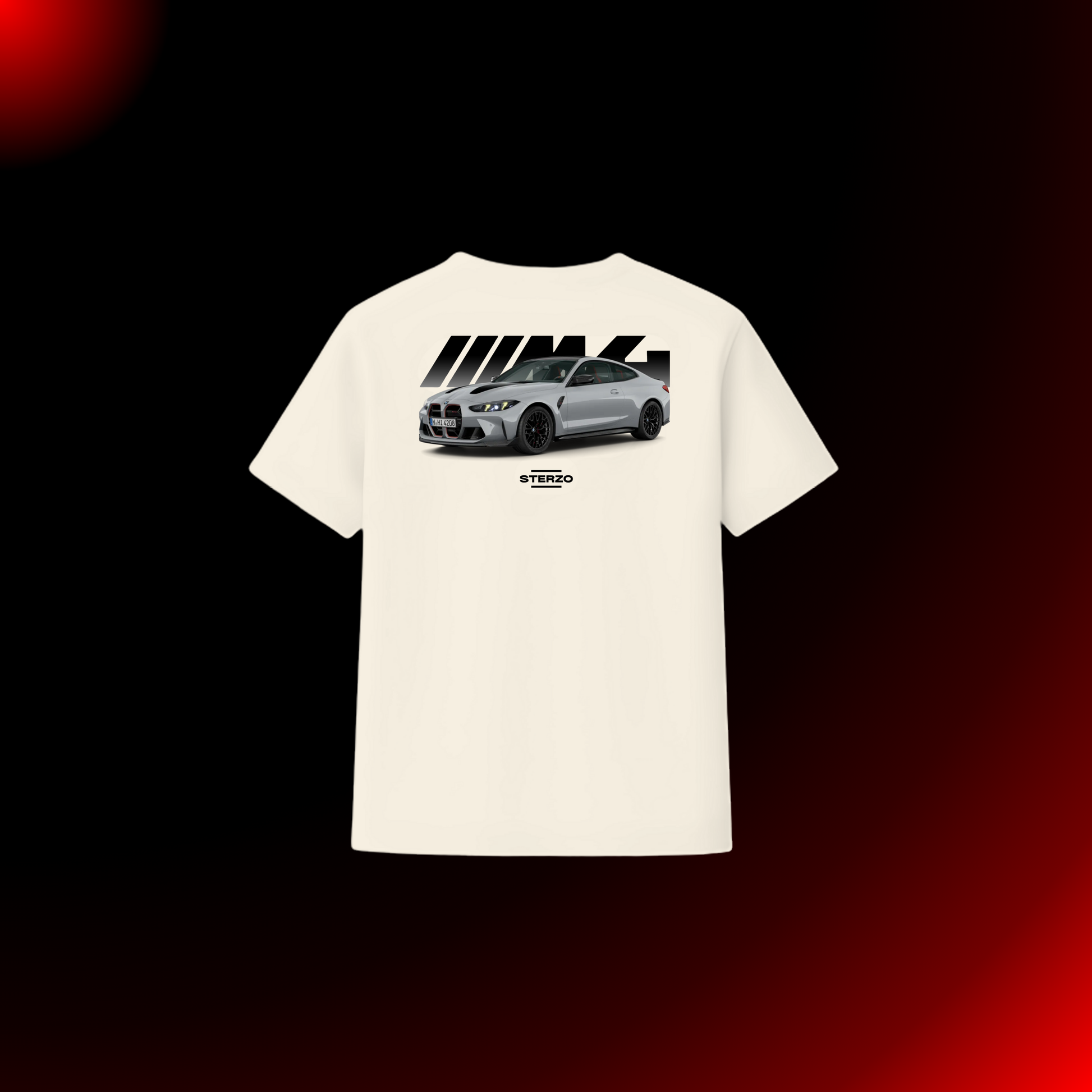 BMW M4 CS (G82) - Frontal | Brooklyn Gray | Camiseta Premium
