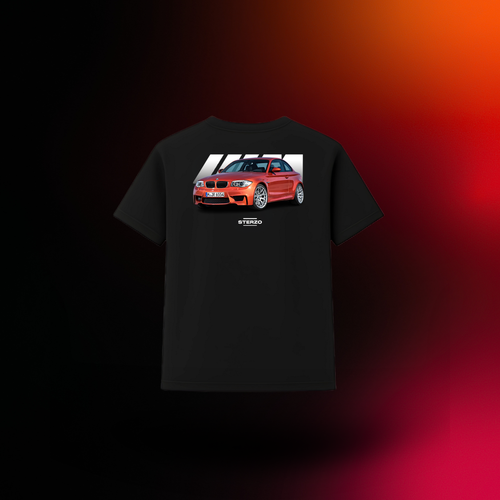 BMW 1M - Frontal | Laranja Valência | Camiseta Premium