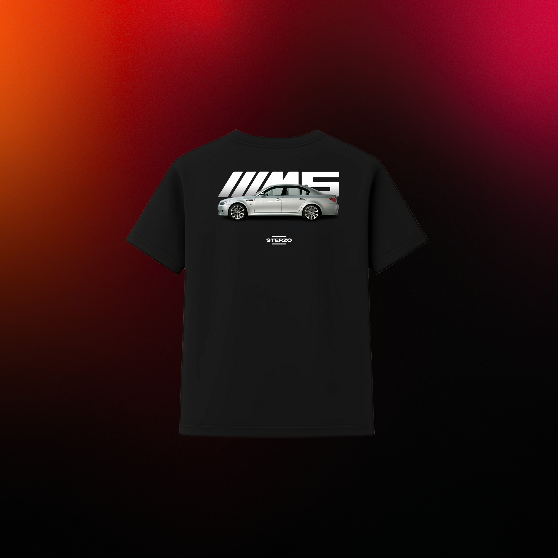 BMW M5 (E60) | Prata Silvertone | Camiseta Premium