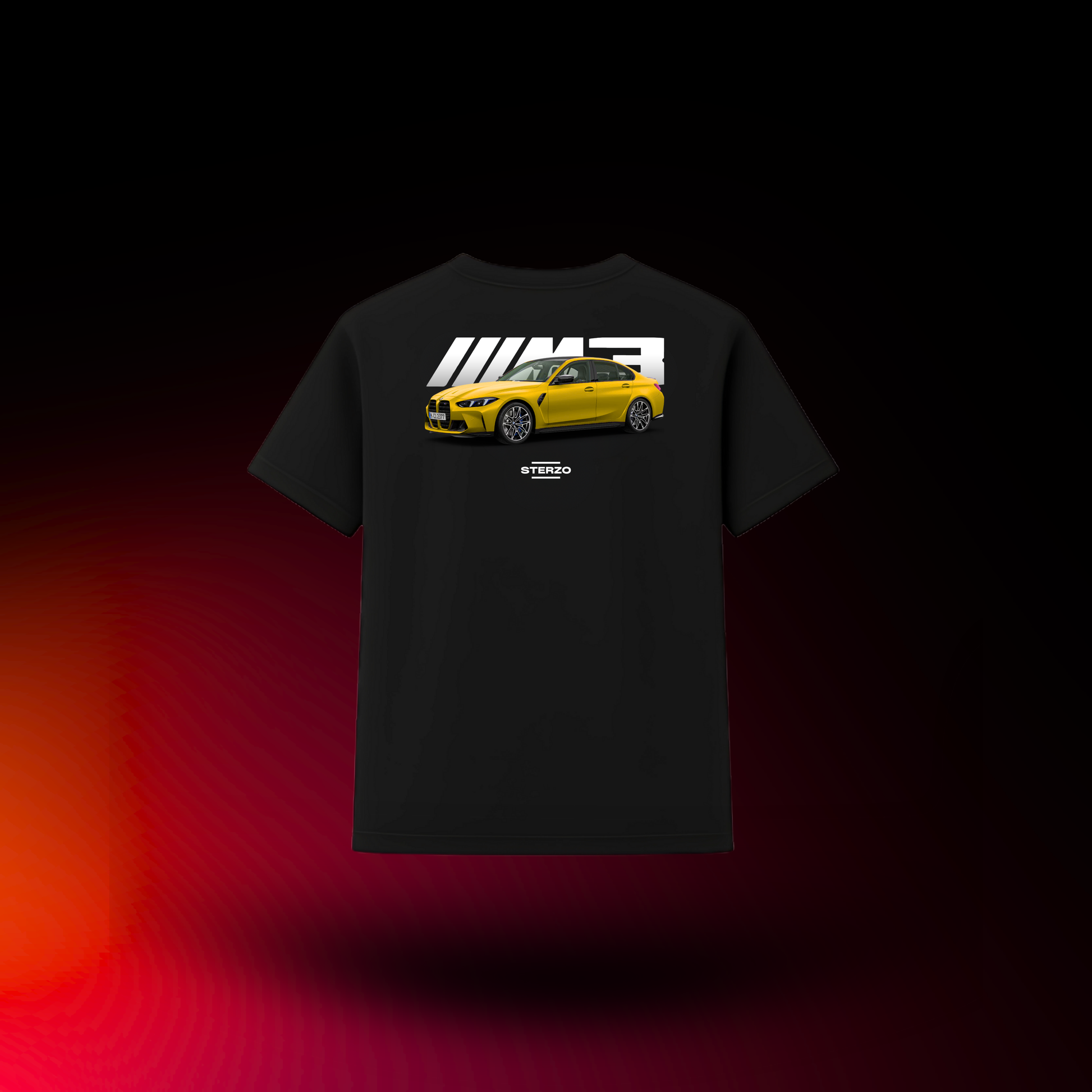 BMW M3 Competition (G80) - Frontal | Speed Yellow | Camiseta Premium