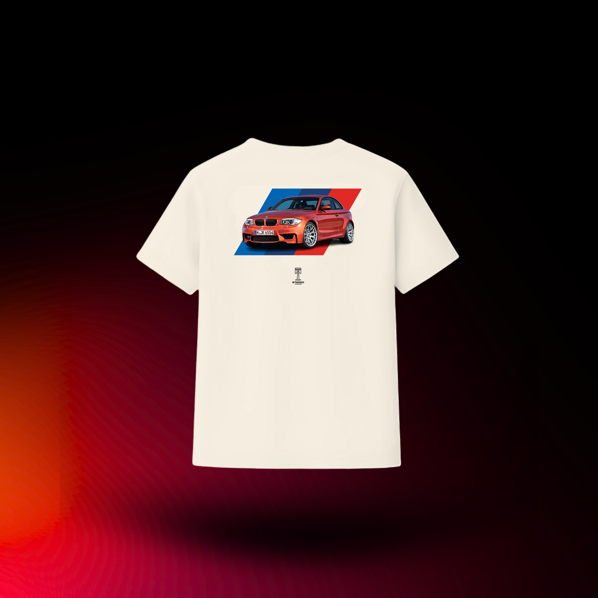 BMW 1M | Laranja Valência | M Spec | Camiseta Premium