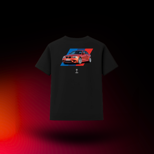 BMW 1M | Laranja Valência | M Spec | Camiseta Premium